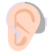 Ear with Hearing Aid- Light Skin Tone emoji on Microsoft